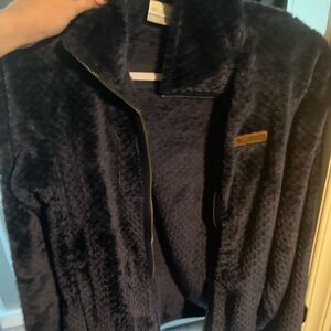 Navy Blue Women's Fleece Sweatshirt